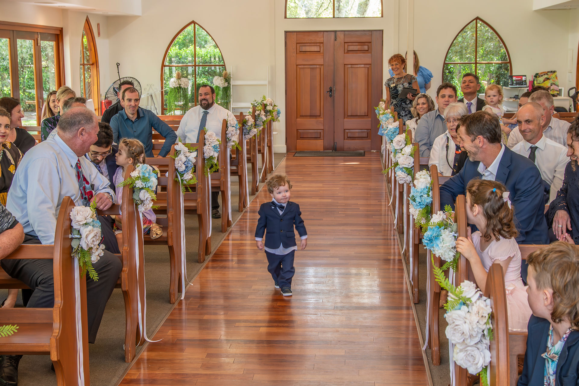 kids at wedding with Canberra celebrant Debbie Taylor