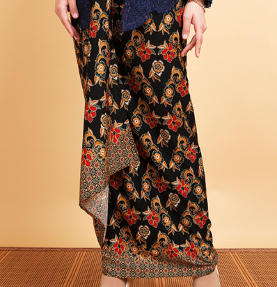 Thumbnail: Markonah Kebaya Exclusive Kalsom BLACK X Seroja RED