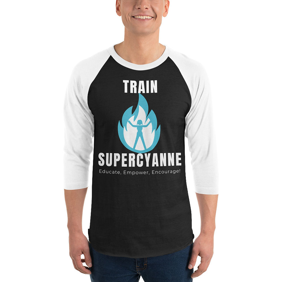 3/4 sleeve raglan shirt