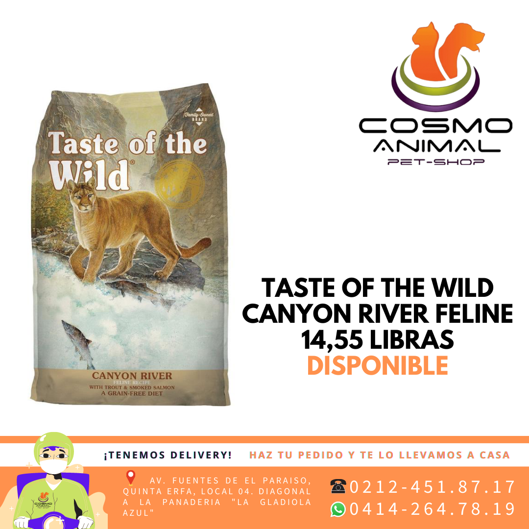 𝑻𝑨𝑺𝑻𝑬 𝑶𝑭 𝑻𝑯𝑬 𝑾𝑰𝑳𝑫 Canyon River Feline - 14,55 LIBRAS