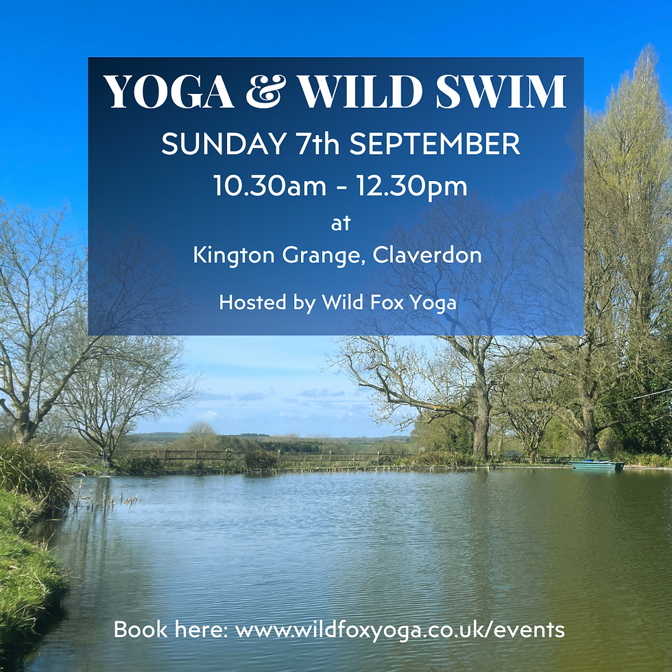 Yoga and Wild Swim - Sunday 7th September