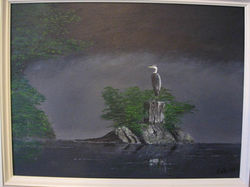 "Fog & Heron"