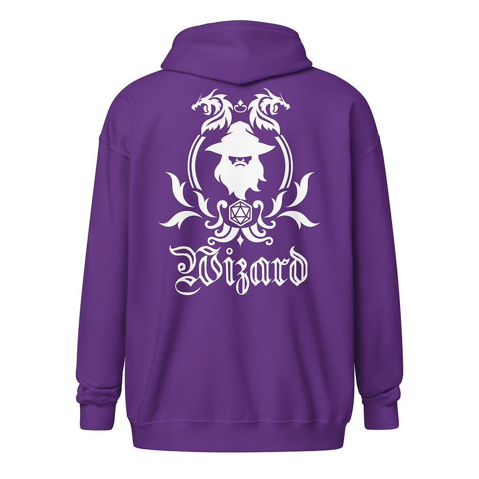 Thumbnail: Wizard Unisex heavy blend zip hoodie