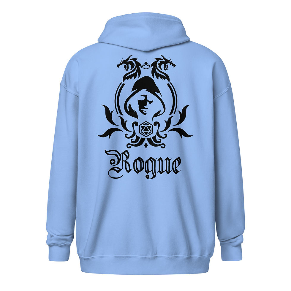 Thumbnail: Rogue Unisex heavy blend zip hoodie with dice bag detail on the front