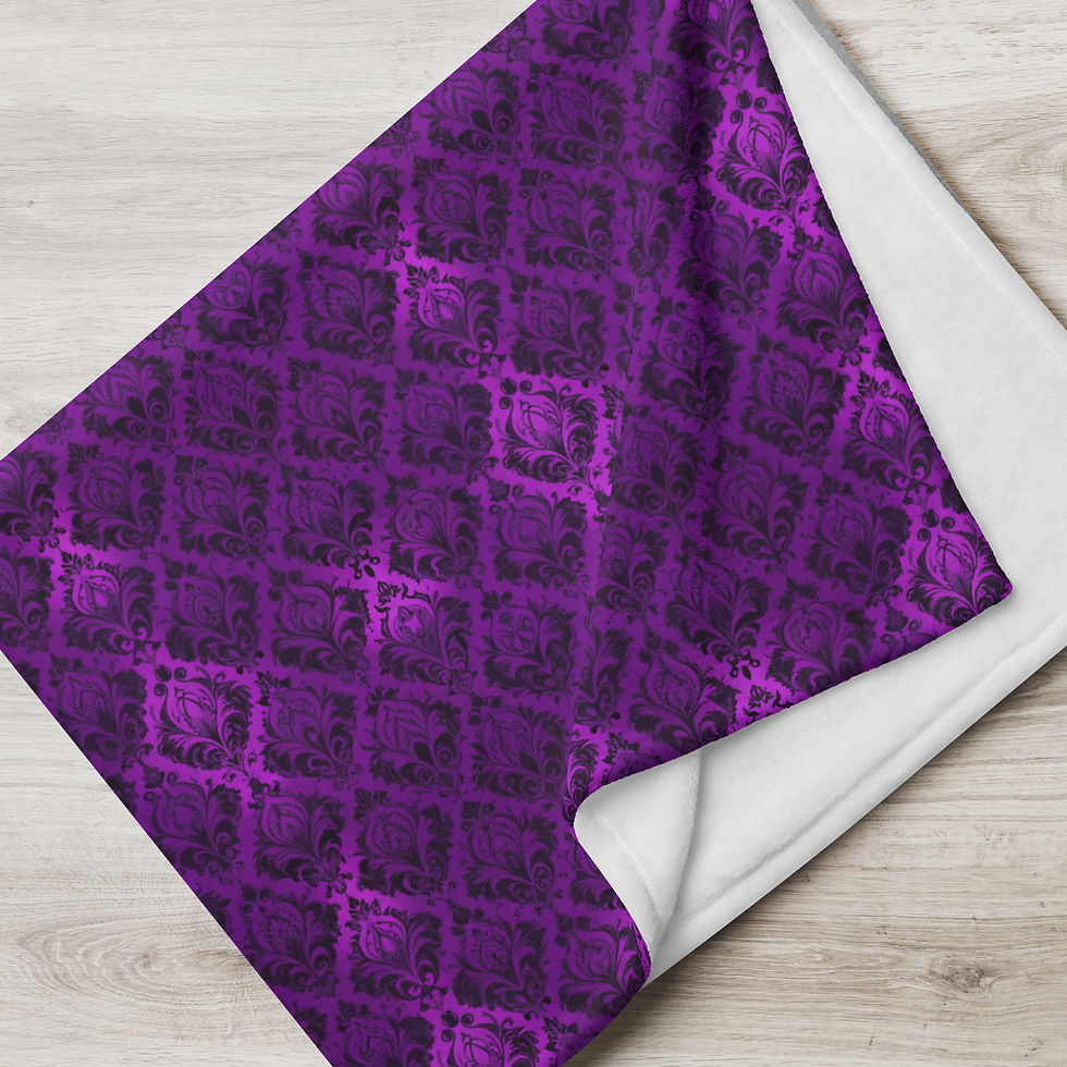 Thumbnail: Purple Pattern Throw Blanket