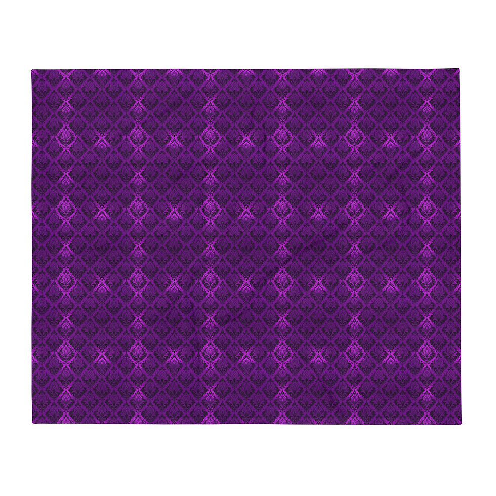Thumbnail: Purple Pattern Throw Blanket