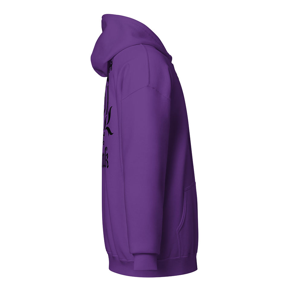 Thumbnail: Monk Unisex heavy blend zip hoodie with dice bag detail on the front