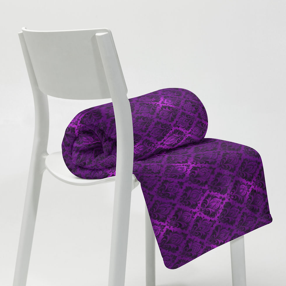 Thumbnail: Purple Pattern Throw Blanket
