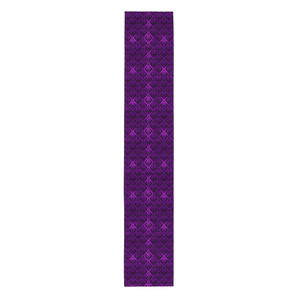 Thumbnail: Purple Pattern Table runner