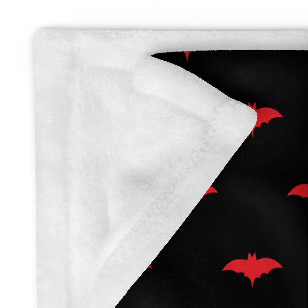 Thumbnail: Red Bats Throw Blanket