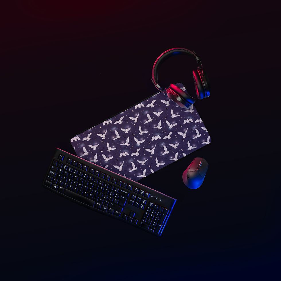 Thumbnail: Owls Desk mat
