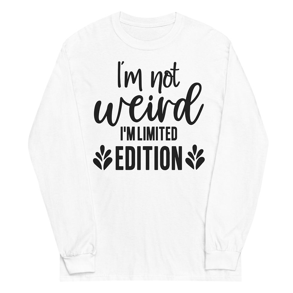 Thumbnail: I'm Not Weird Men’s Long Sleeve Shirt
