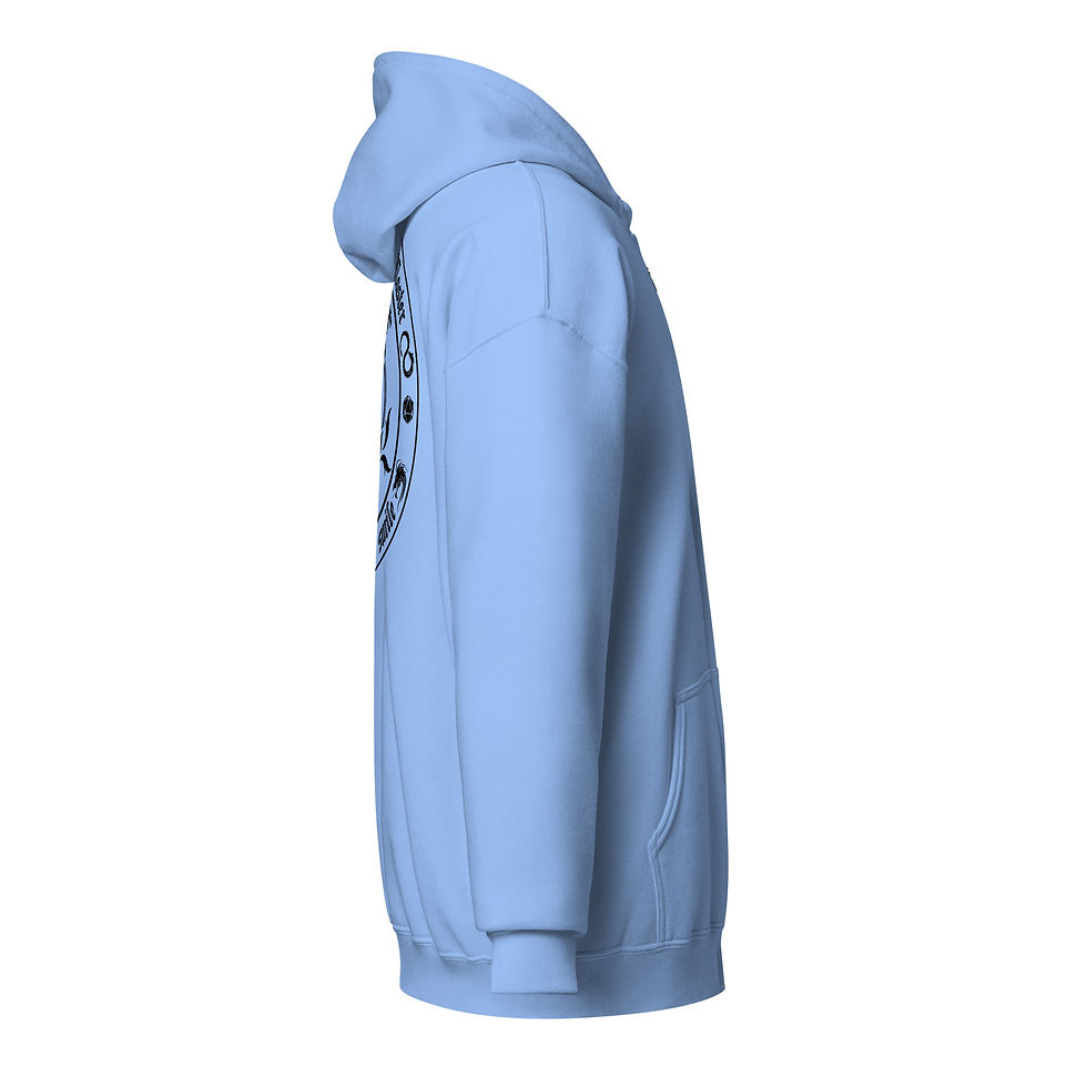 Thumbnail: Beware the Smile Unisex heavy blend zip hoodie with dice bag detail on front