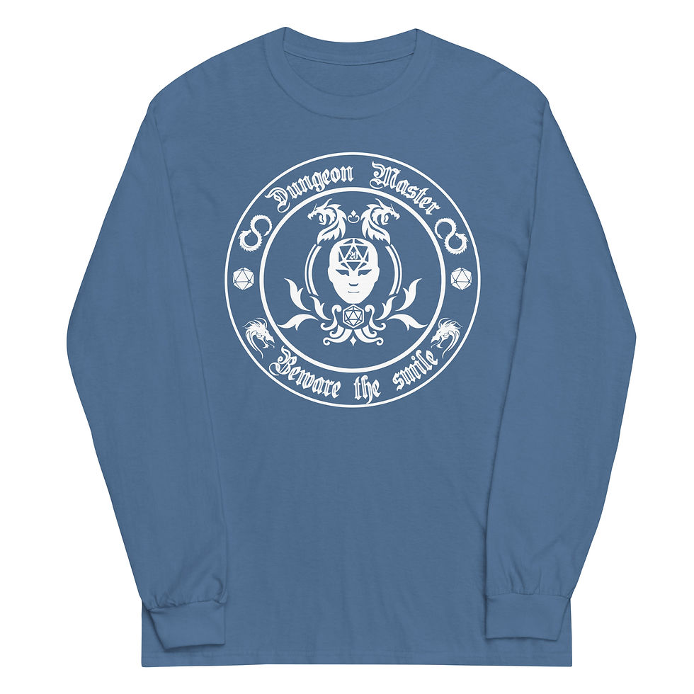 Thumbnail: DM Beware The Smile Men’s Long Sleeve Shirt