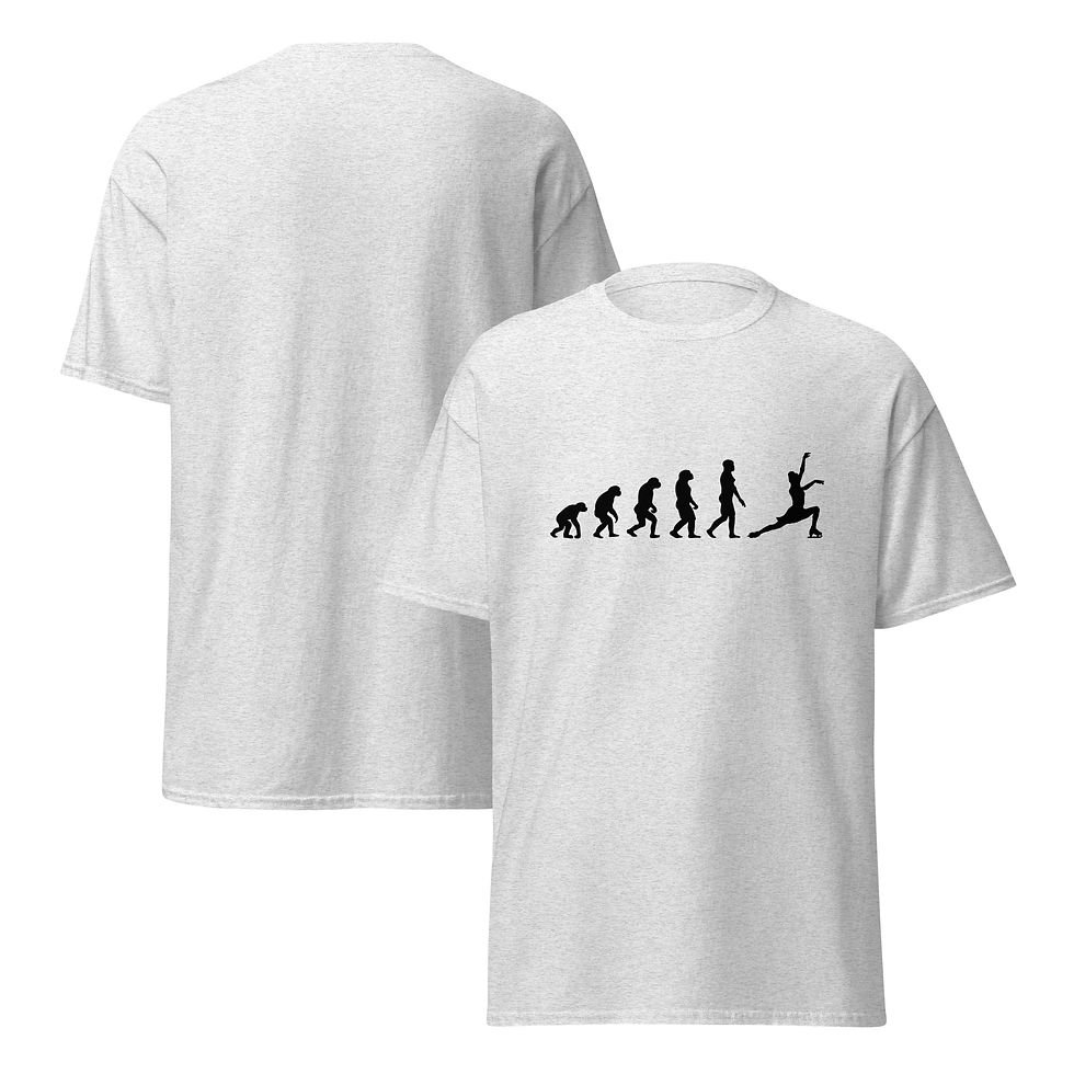 Thumbnail: Skater Evolution - Black Unisex classic tee