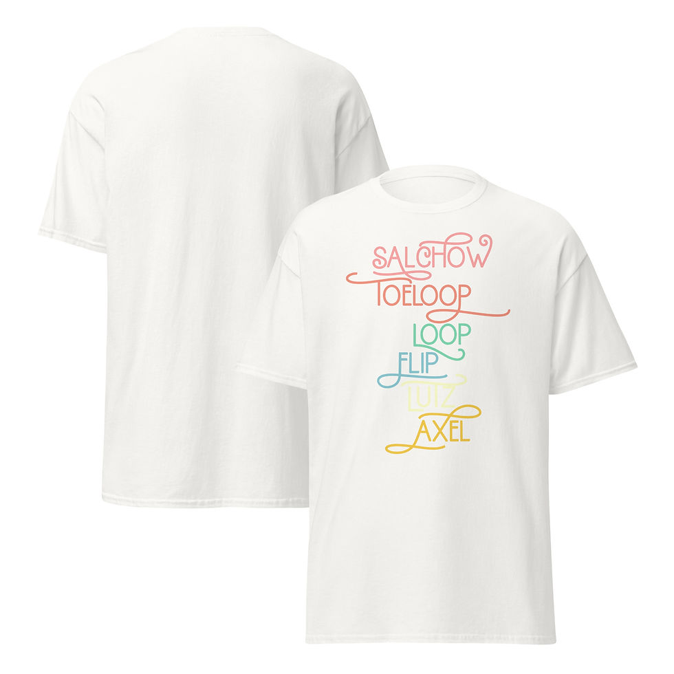Thumbnail: Skating Jumps Pastel Colours Unisex classic tee