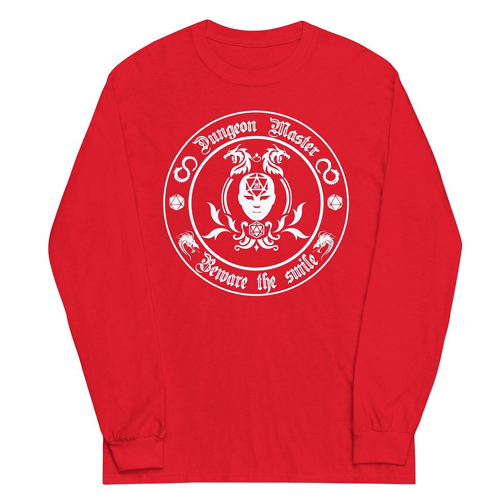 Thumbnail: DM Beware The Smile Men’s Long Sleeve Shirt