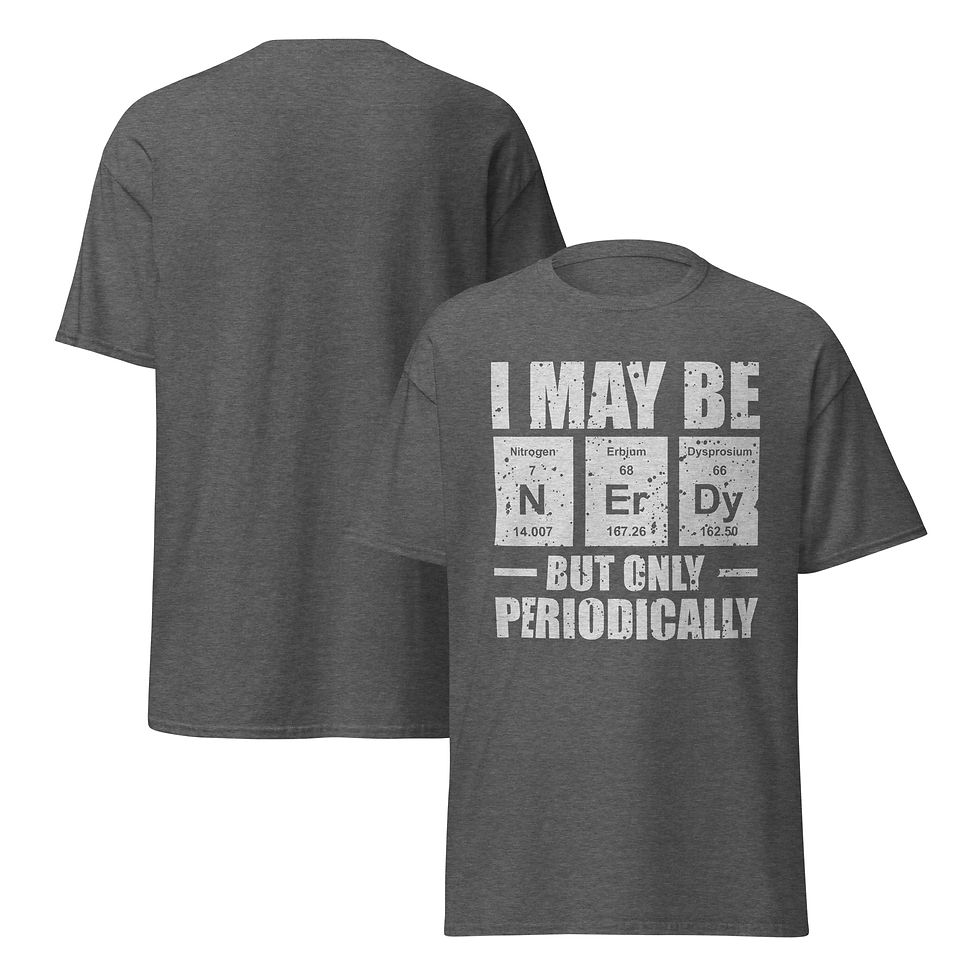 Thumbnail: I May Be Nerdy Unisex classic tee