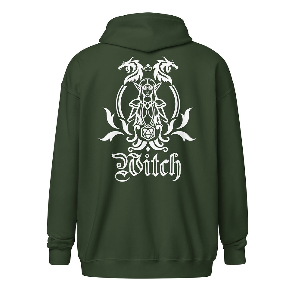 Thumbnail: Witch Unisex heavy blend zip hoodie