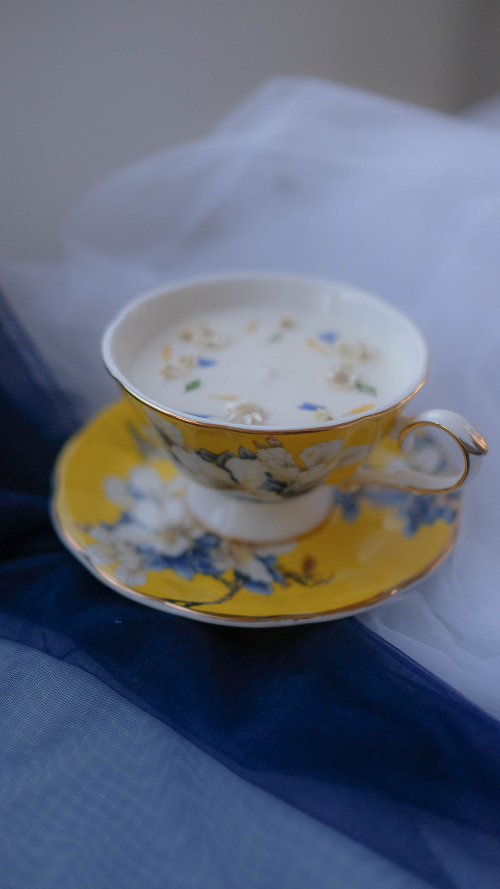 縮圖：英式茶杯蠟燭 Tea Cup Floral Candle