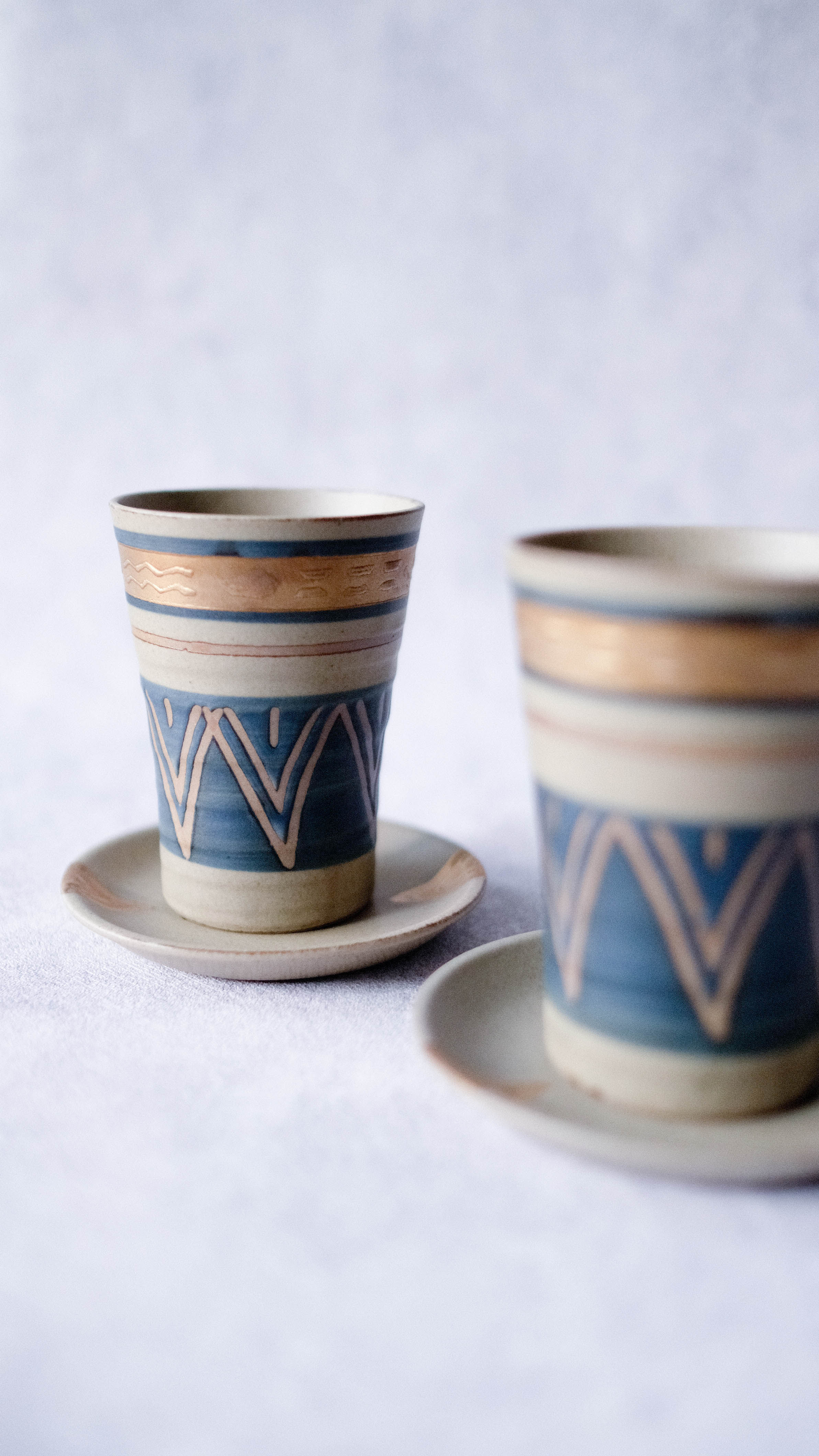 ［中古物］埃及陶瓷杯套裝