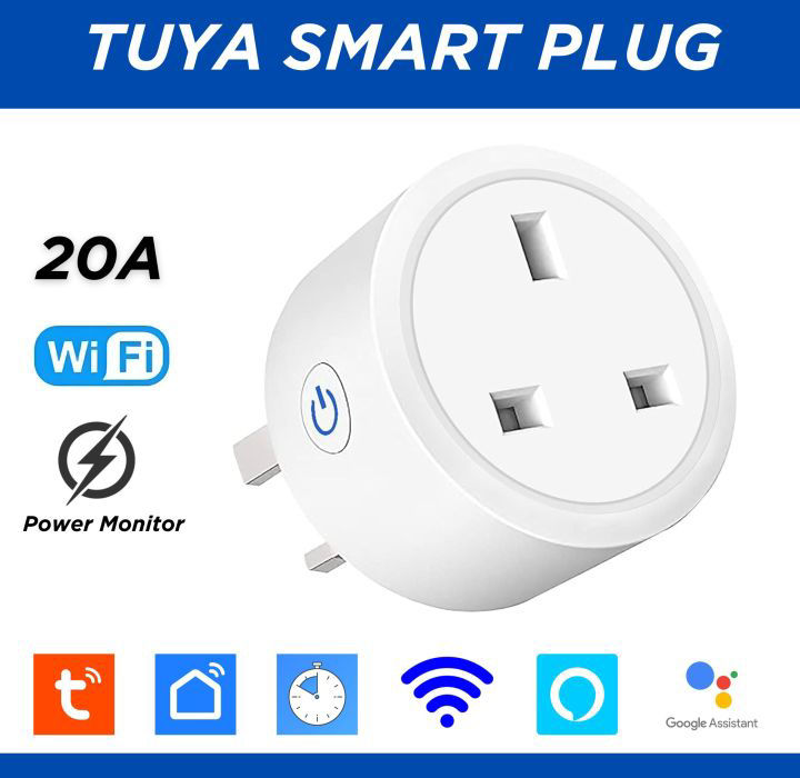 TUYA BSD48 20A UK Plug WiFi Smart Socket