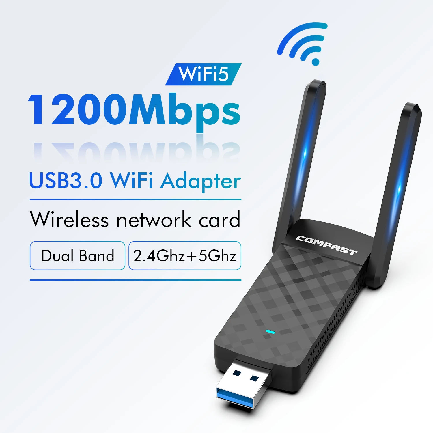 Comfast 1200Mbps Dual Band Wi-Fi Adapter