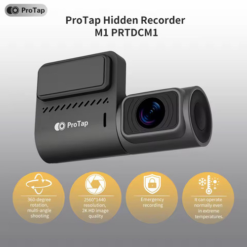 ProTap M1 1440P WiFi Dash Camera | 4MP Super Night | Aztron