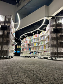 Cantilever Library Shelving