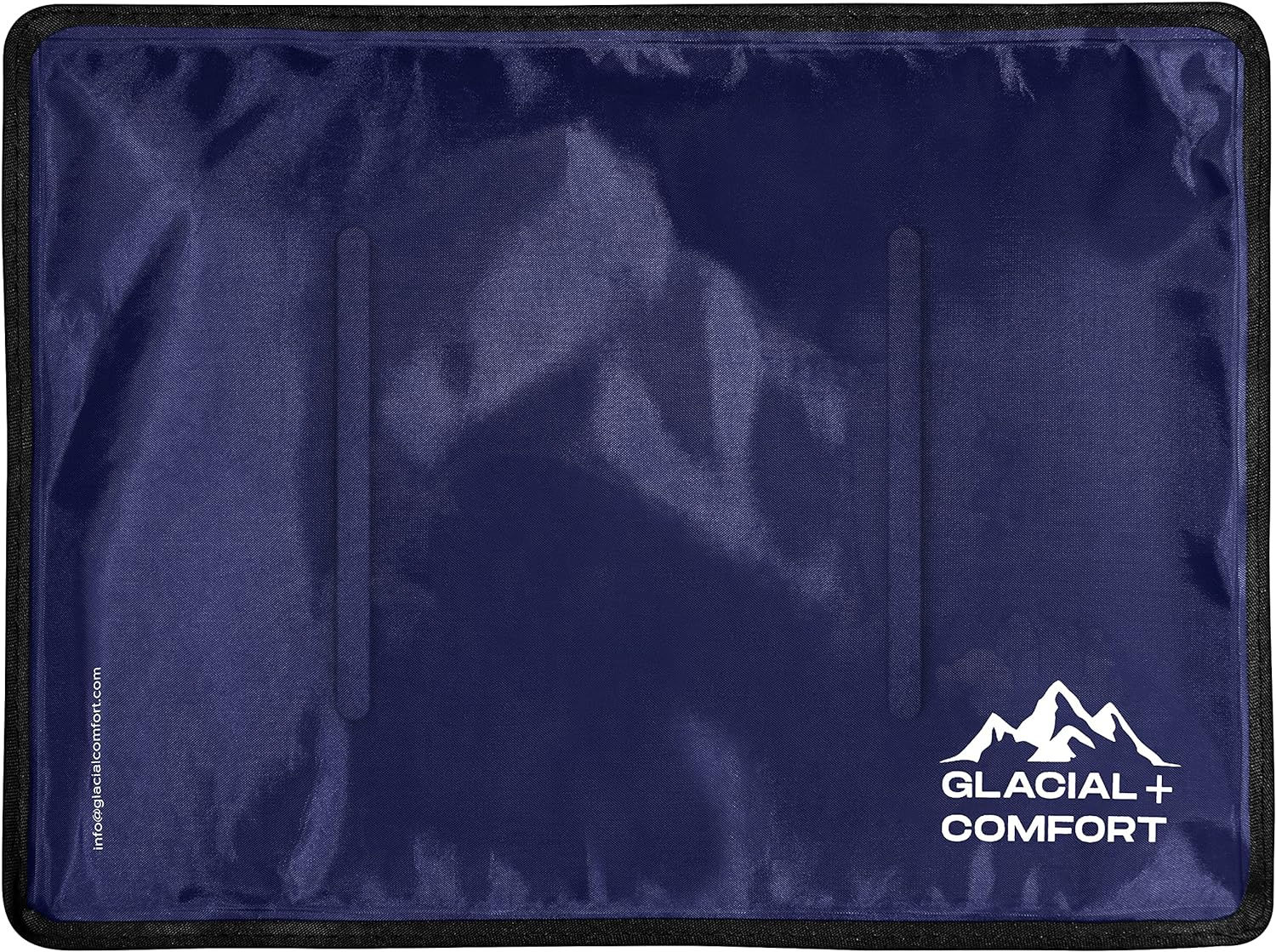 Glacial Comfort Gel Ice Pack for Back Pain - Reusable Cold Pads for Hip, Knee, S