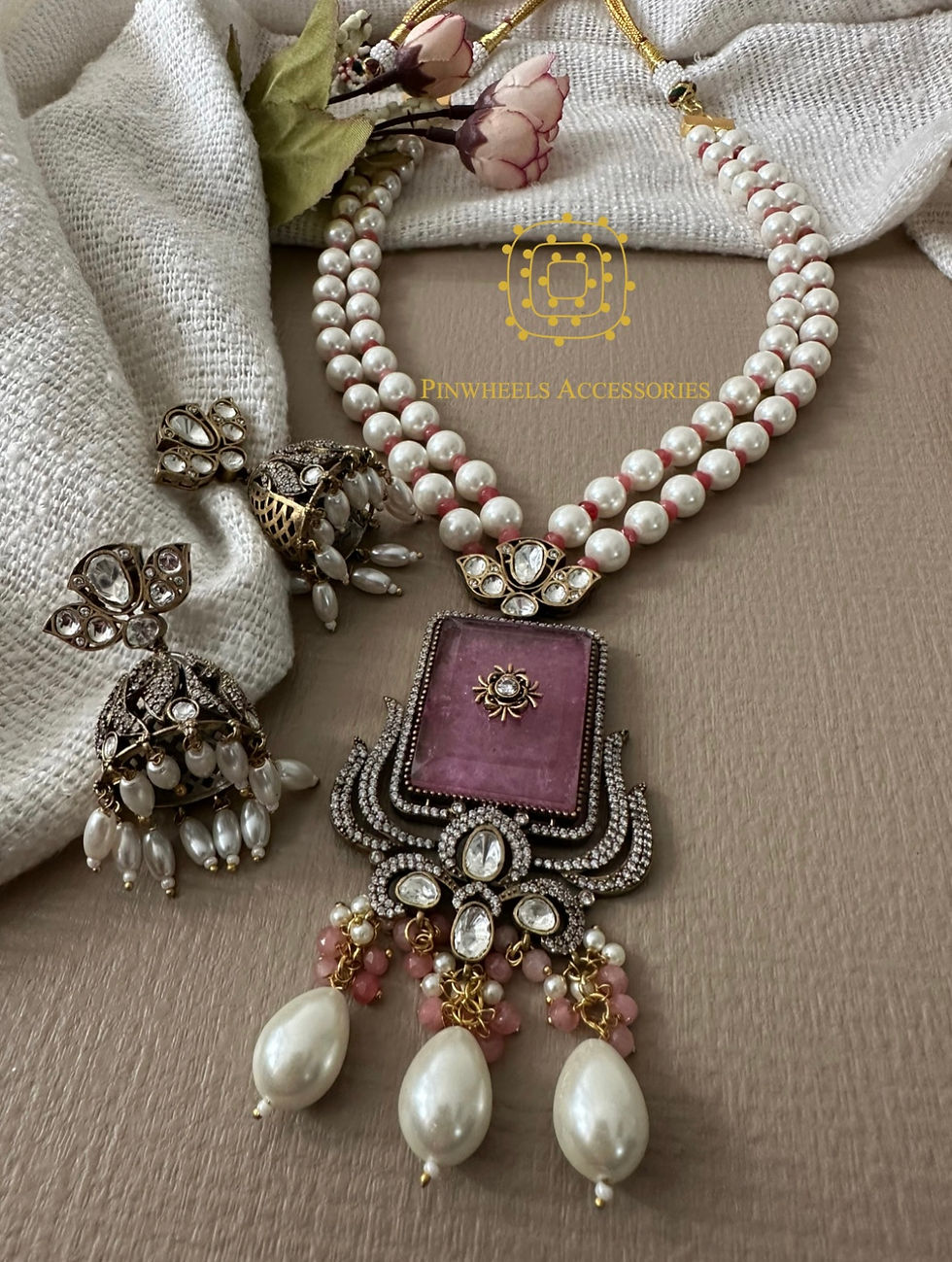 Thumbnail: COLOURED STONE LONG MALA