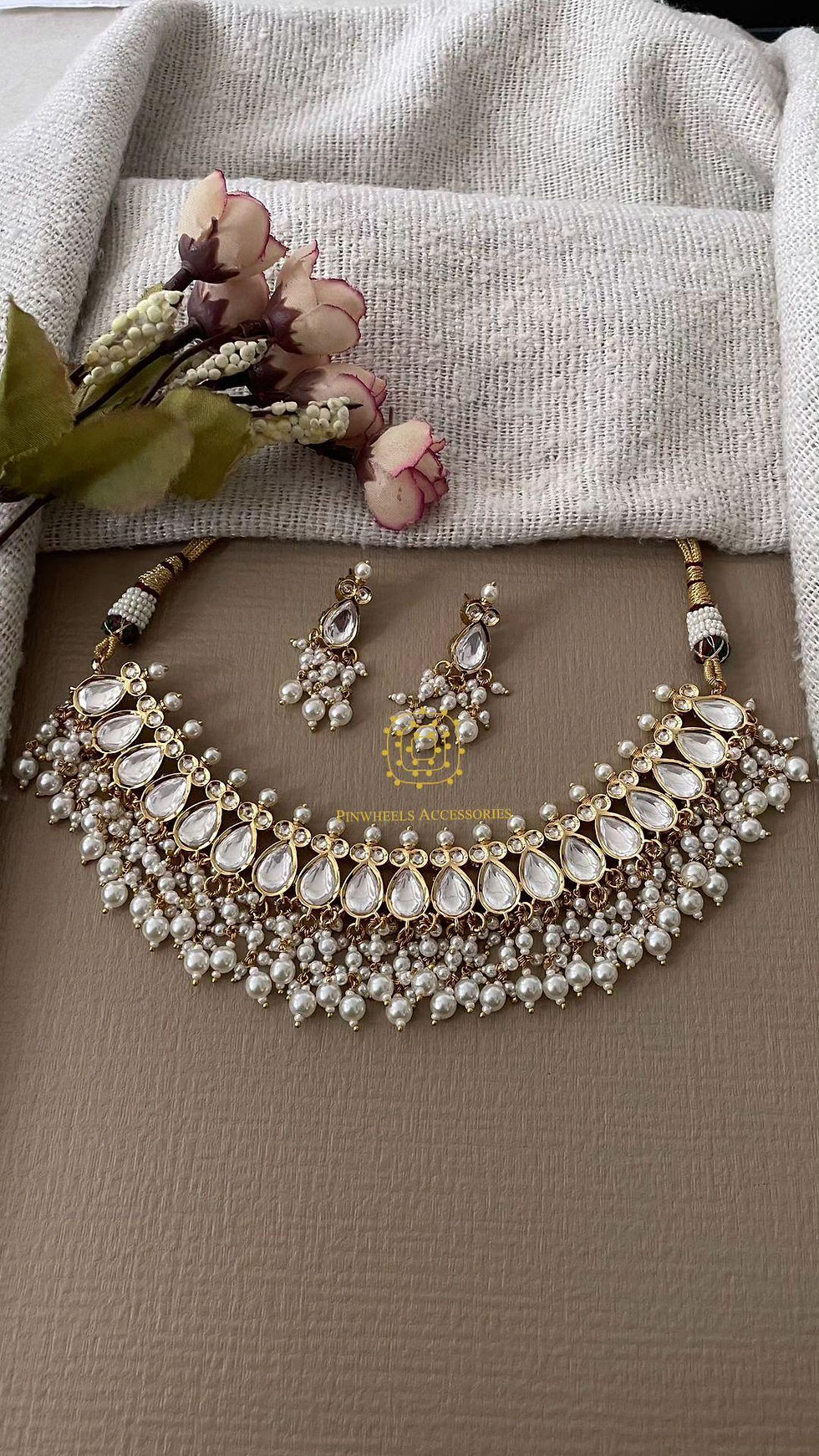 Thumbnail: POLKI BEADED NECKLACE