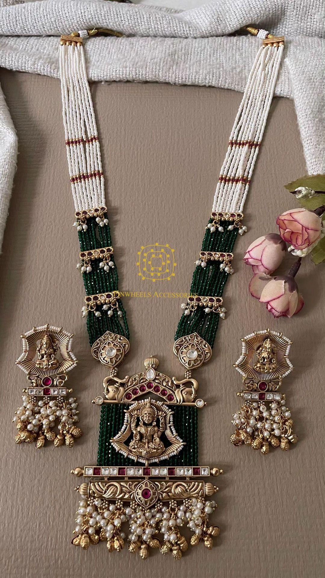 LAXMI LONG TEMPLE SET MALA