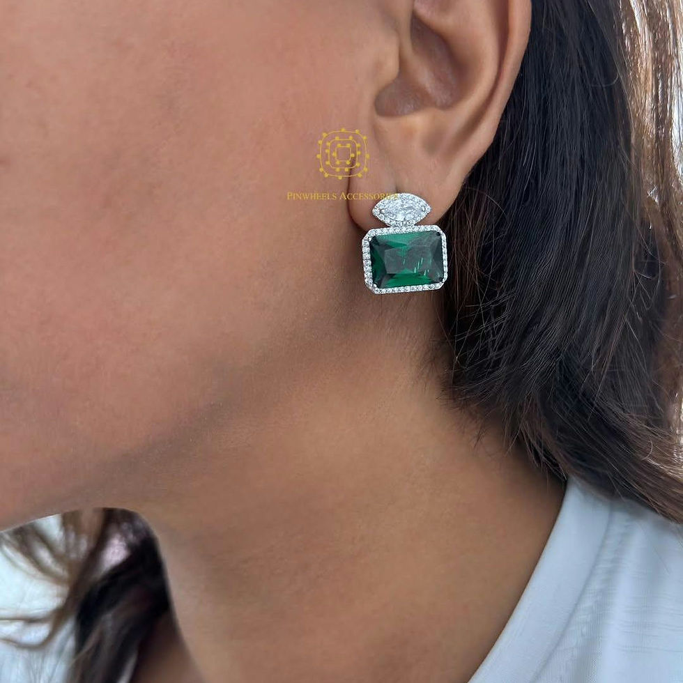 Thumbnail: DIAMONDY DOUBLET STONE STUDS