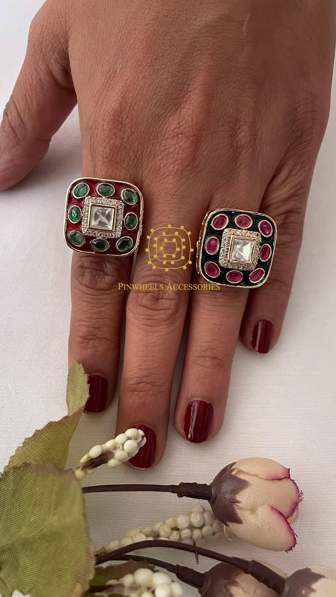 EPOXY SETTING FINGER RING