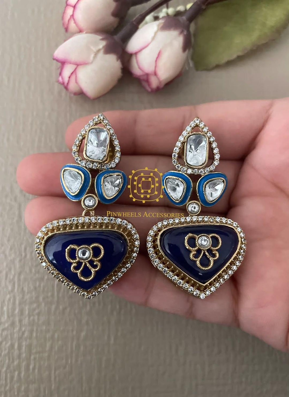 Thumbnail: HOLDALI STONE MOISSANITE EARRING 