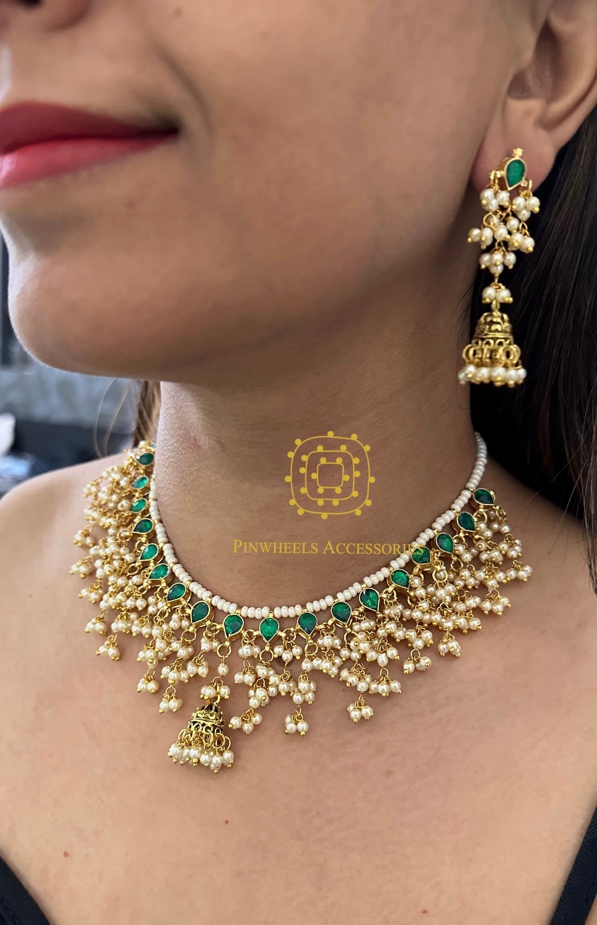 PAANCHI KUNDAN SEMI PRECIOUS NECKLACE