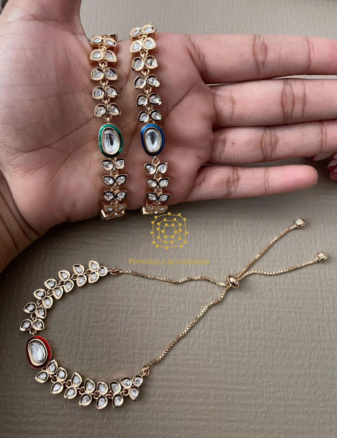 VILANDI KUNDAN BRACELETS