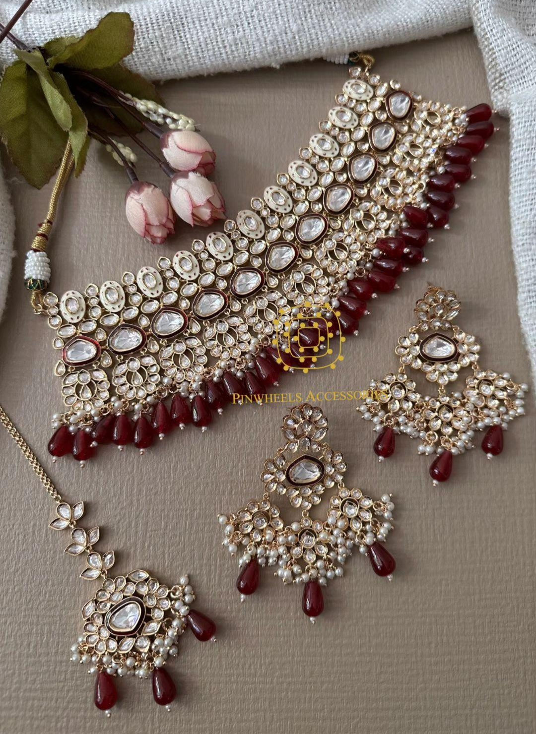 MEENAKARI BRIDAL CHOKER SET 