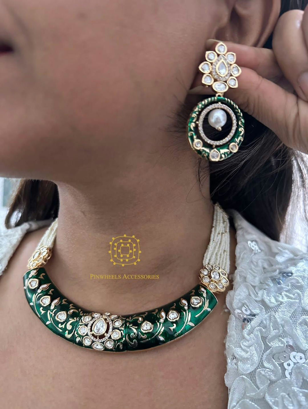 Thumbnail: MEENAKARI BEADED HASLI