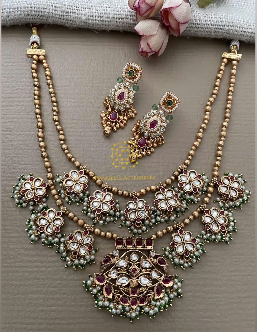 LAYERED PAANCHI KUNDAN NECKLACE
