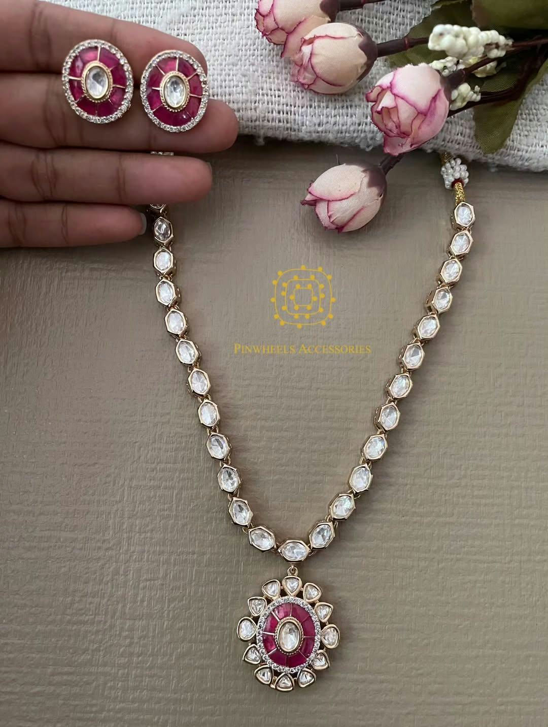 POLKI SIMPLE MOP NECKLACE