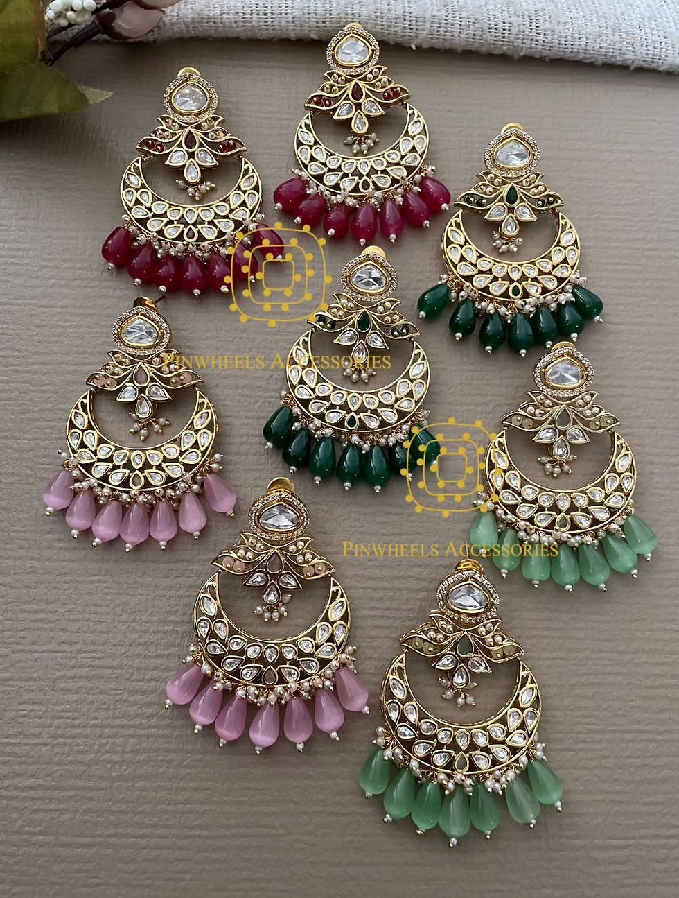 Thumbnail: KUNDAN POLKI CHANDBALI 