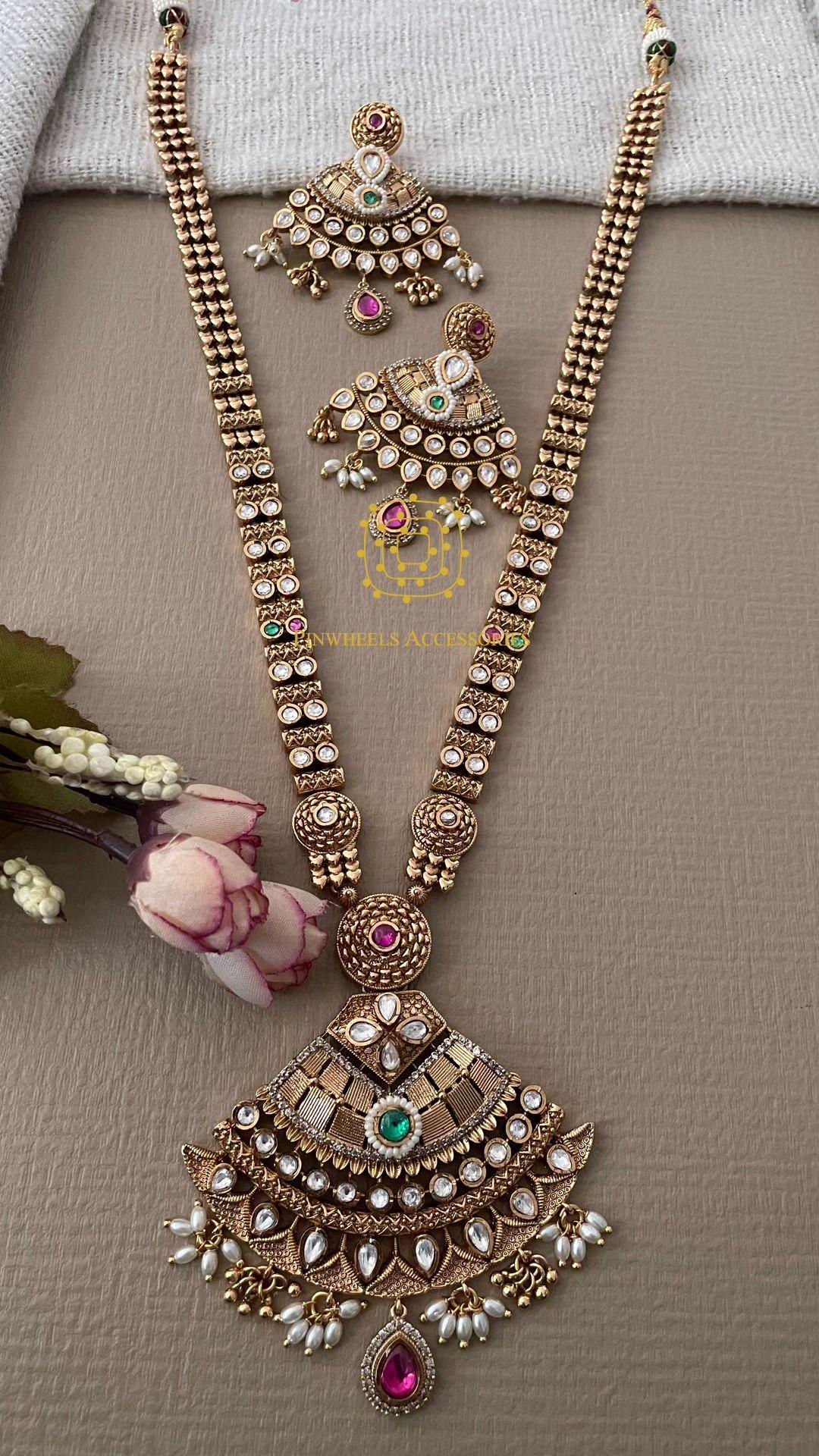 LONG MALA GOLDEN NECKLACE 