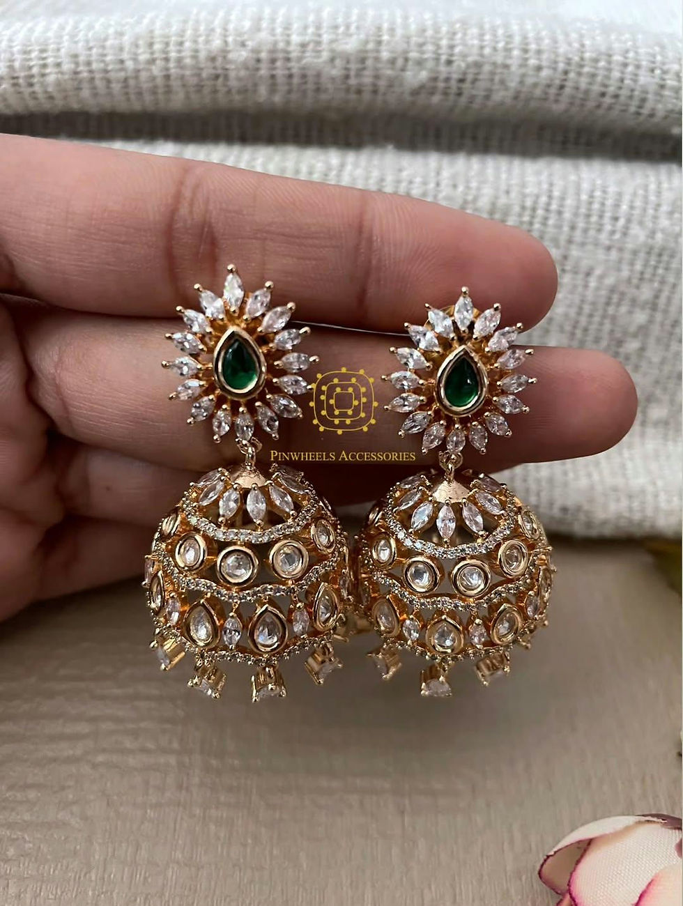 Thumbnail: KUNDAN JHUMKAS 