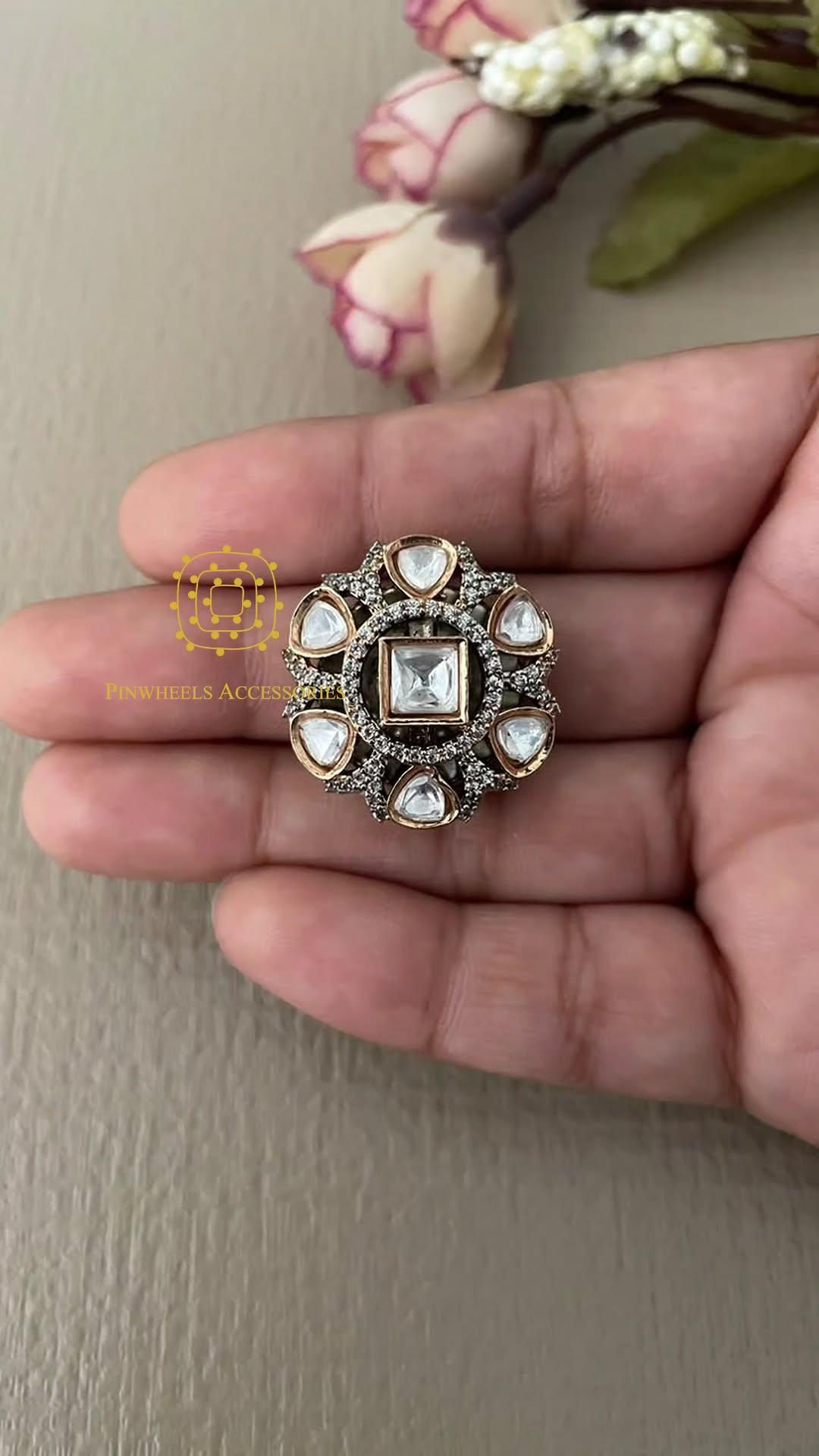 KURTA BUTTON COVER EACH BY PINWHEELS ACCESSORIES