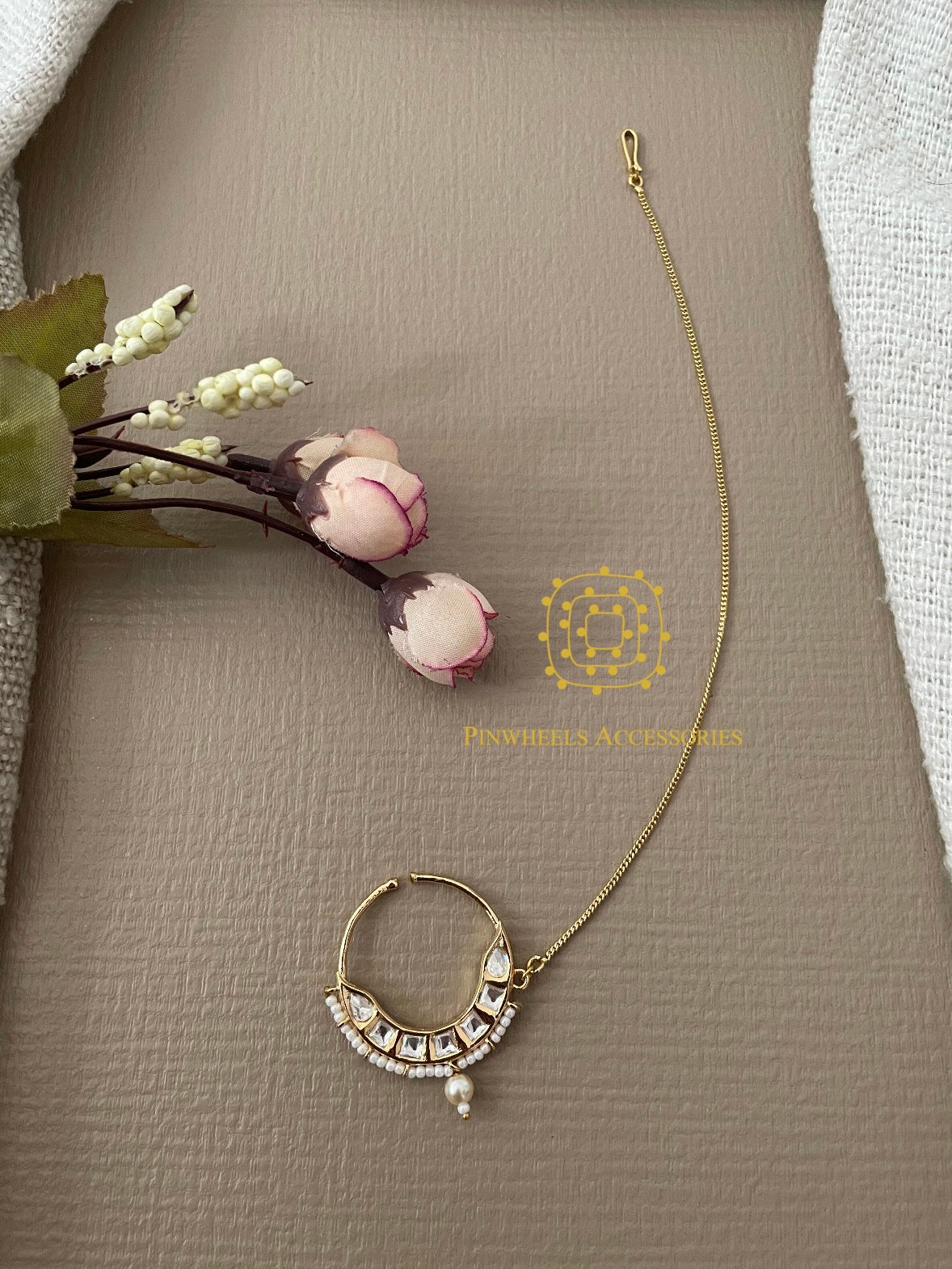 KUNDAN NOSE RING