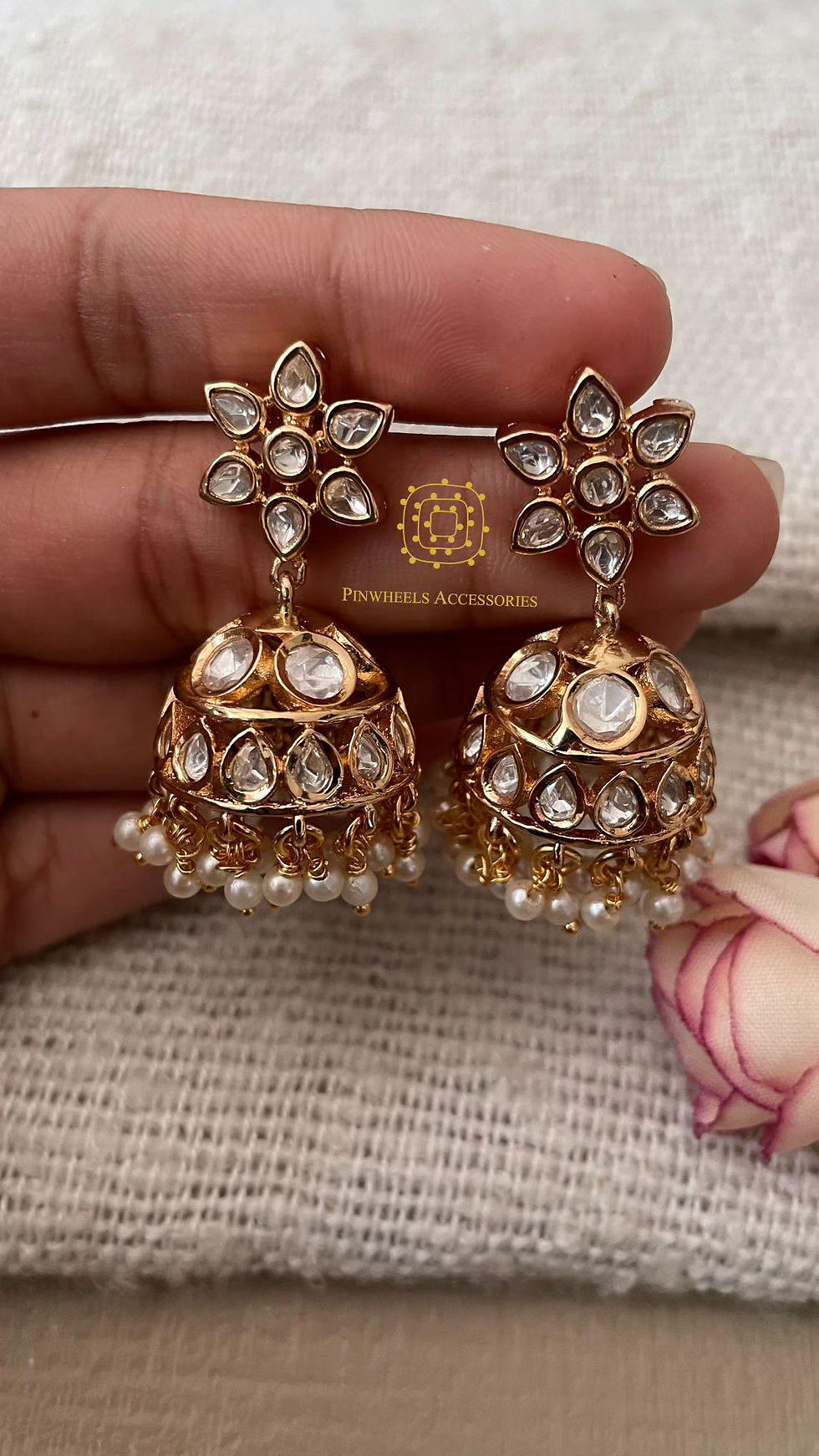 Thumbnail: KUNDAN JHUMKAS 