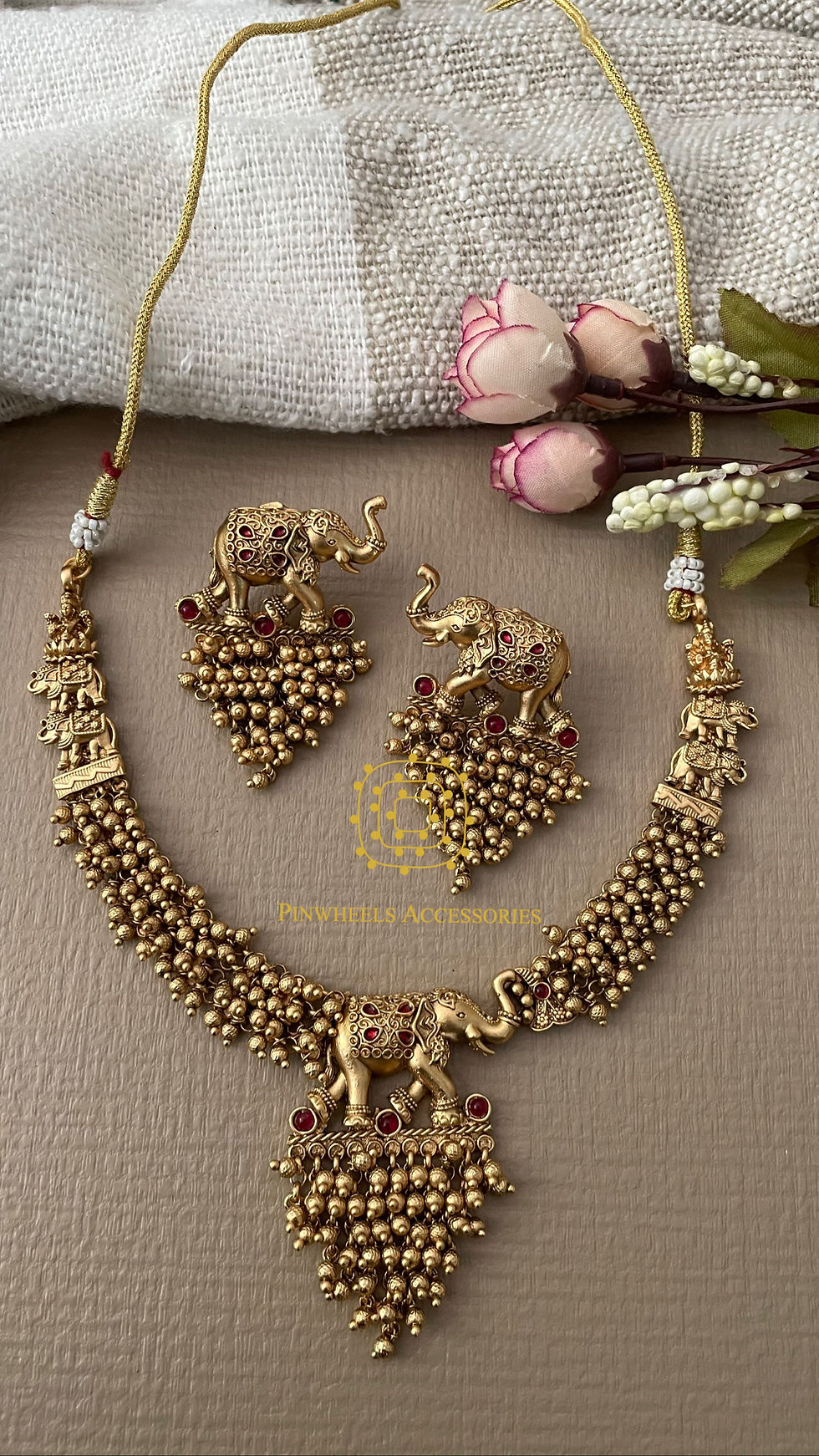 Thumbnail: ELEPHANT TEMPLE NECKLACE
