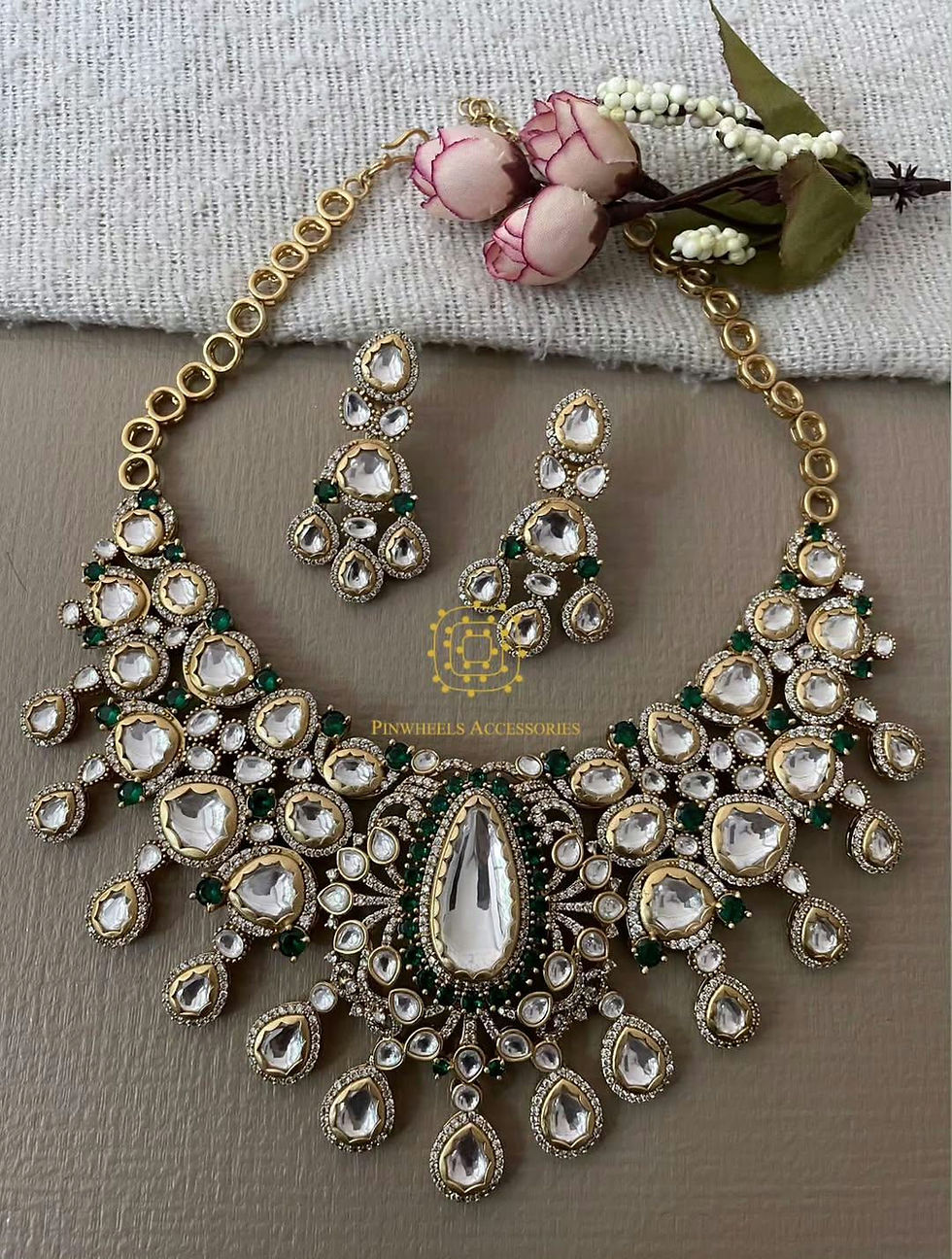 Thumbnail: POLKI BRIDAL NECKLACE 